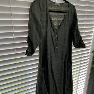 Terzo Millennio Linen dress SZ L